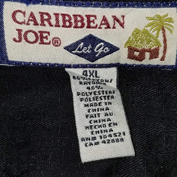 Carribean Joe Mens Button down polo 4XL - Picture 4 of 6